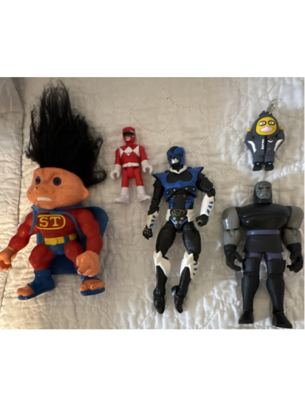 Power Rangers DC Comics Mixed Lot Action Figures Red Power Ranger Darkseid